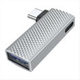thumbnail image 1 of Adaptador USB C A USB 3.1 2 en 1 con Puerto de Carga Tipo C de 100 W, Convertidor 4/3 OTG para , Ally, 1 of 5