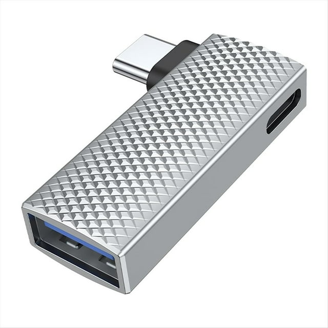 Adaptador USB C A USB 3.1 2 en 1 con Puerto de Carga Tipo C de 100 W, Convertidor 4/3 OTG para , Ally