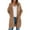 Khaki, variant on MURMUREY Womens Open Front Chunky Knit Cardigan Long Sleeve Sweater Loose Outwear Coat with Pockets
