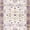 Lavender, variant on Balacho Soft Vintage Boho Floral Patterned Neutral Medallion Faux Wool Area Rug, 5' x 8', Blue
