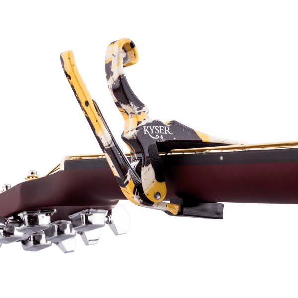 Kyser x Gopherwood Quick-Change Acoustic Guitar Capo Tiger