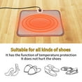 Livtribe AC 110V Heated Floor Mat for Foot, Gray Carbon Crystal Heating