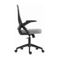 thumbnail image 2 of Silla de Oficina Flux Lite EC313, Reposabrazos Abatibles, Soporta hasta 100Kg, Color Gris., 2 of 3
