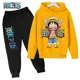 thumbnail image 1 of Sudadera con capucha de Anime de una pieza para niños, jersey de Luffy, sudadera con capucha de gran tamaño, abrigo de Hip Hop, ropa para niños, novedad, 1 of 1