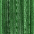 thumbnail image 1 of Ahgly Company Indoor Square Oriental Emerald Green Modern Area Rugs, 6' Square, 1 of 4