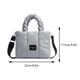 thumbnail image 2 of Bolso de mano para mujer, bolso de hombro hinchado informal, bolso cruzado acolchado, bolso de viaje, 2 of 5