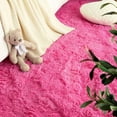 thumbnail image 7 of LOCHAS Luxury Fluffy Rug Ultra Soft Shag Carpet for Bedroom Living Room Big Area Rugs 5x8ft,Hot Pink, 7 of 7