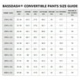 thumbnail image 6 of BASSDASH Men’s Quick Dry Convertible Water Resistant UPF 50+ Pants FP02M, 6 of 7