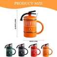 thumbnail image 3 of Nomeni Glass&Bottle Coffee Mug Cups Ceramic Tea Cup Fire Extinguisher Shaped Handmade Cute Mugs With Lid Spoon Handle Home Hot Ice Milk Mugs Microwave Dishwasher Travel Mug, 3 of 8