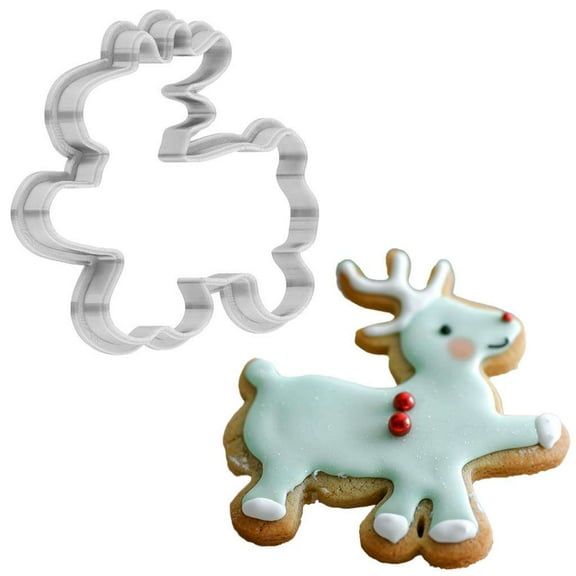 Christmas Blitzen Cookie Cutter 4 Inch Made in USA by WONDERTORY