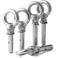 thumbnail image 2 of Eye Bolt 304Stainless Steel Sleeve Anchor Concrete Expansion Eye Bolt Installation Artifact Hook Long Universal Ring Expansion Screws Screw Eyes (Color : 1, Size : M8x100mm 2pcs), 2 of 5
