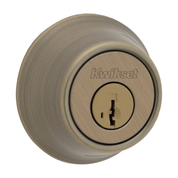 Kwikset 660 Single Cylinder Deadbolt with SmartKey - Pack of 3