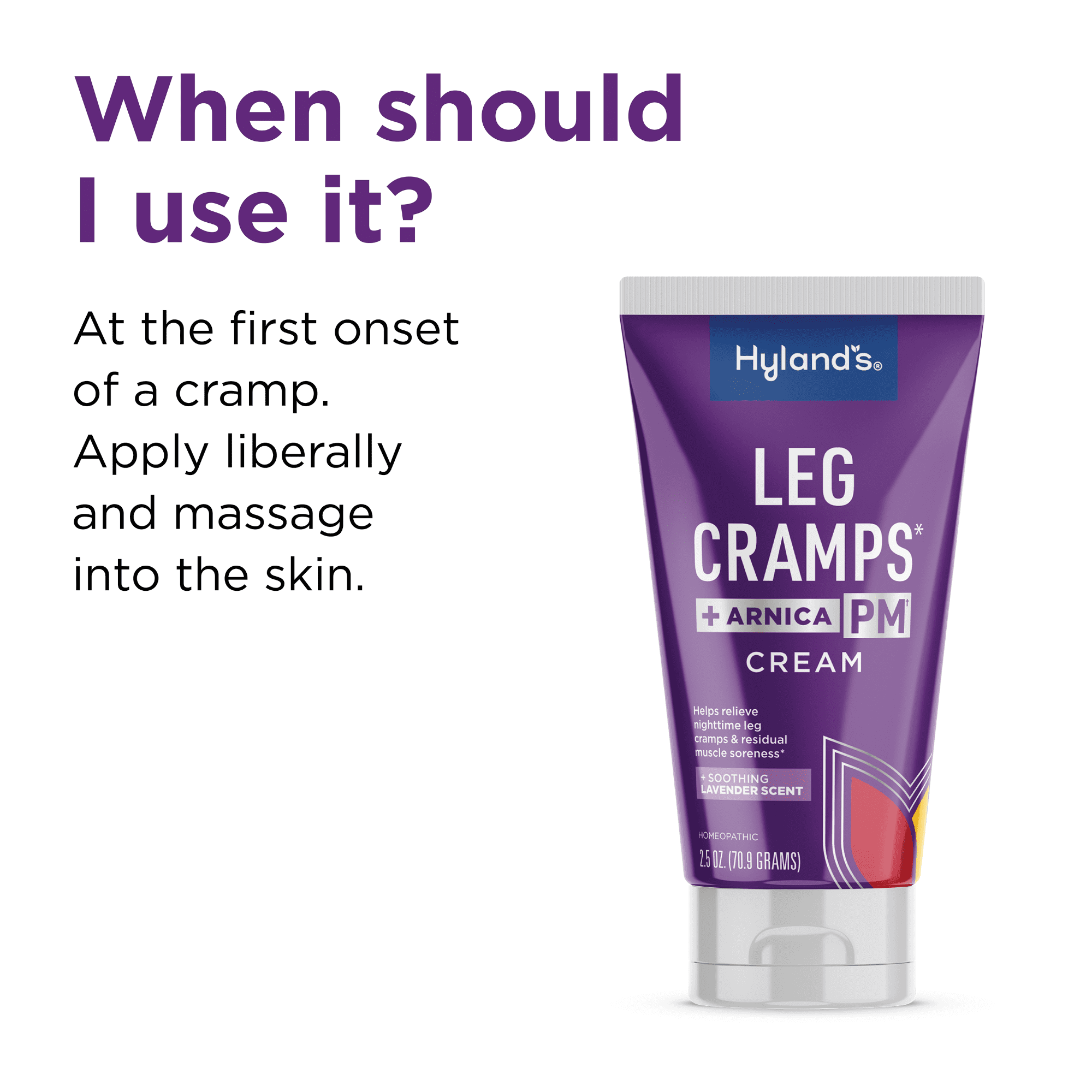 Hyland's Leg Cramps + Arnica PM Cream, 2.5oz