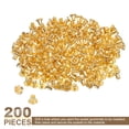 thumbnail image 3 of Uxcell 200Pcs Ojales 2mm 1/9 Pulgada Kit de Ojales de Latón para Tela Cortinas Lonas Cinturones de Cuero Zapatos Bolsas DIY, Dorado, 3 of 7