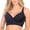 Black, variant on harmtty Lady Bra Padded Correct Your Posture Uplift Bra Widened Strap Adjustable Straps Full Back Coverage Push Up Women Bras