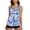 Blue, variant on Women's Underwire Tankini Top Only - Push Up Swimsuit Top with Bra Support Tummy Control Bathing Suit Top No Bottom 2025
