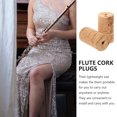 thumbnail image 3 of Phenofice Instrument Repair Cork 2Set Khaki Flute Cork Plugs for Maintenance, 3 of 8
