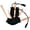 Black Watch, variant on Mini Miniature Bagpipe, Rosewood Bagpipe for Beginners (Mackenzie)