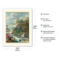thumbnail image 2 of Birds near a Mountain Stream - Vintage Illustration by Herman Henstenburgh c.1700 - Fine Art Matte Paper Print (Unframed) 20x26in, 2 of 4