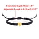 thumbnail image 3 of 26 pulsera inicial 18K chapado en oro letra pulsera tejida delicado corazón encanto pulsera pulsera tejida para los hombres las mujeres las niñas, 3 of 5