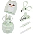 thumbnail image 1 of Baby Nail Kit with Cute Owl Shape Case - Sunrain Manicure & Pedicure Set for Babies. Contains: Scissor, File, Clipper & Tweezer, 1 of 4