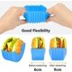 thumbnail image 2 of 4 Piezas Caja De Hamburguesa De Silicona Para Hamburguesas Recubrimiento Antiadherente Fijo Forma De Hamburguesa Para Barbacoa Hamburguesa Sanitaria Soporte De Silicona Para Hamburguesas Caj, 2 of 5
