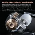 thumbnail image 4 of KZ EDX Pro X in-Ear Stage Monitor Headphone Dual Magnetic Dynamic Unit Earphone Shock Bass Earbuds with 0.75mm Detachable Cable Comfortable Wired Headset (No Mic), 4 of 10