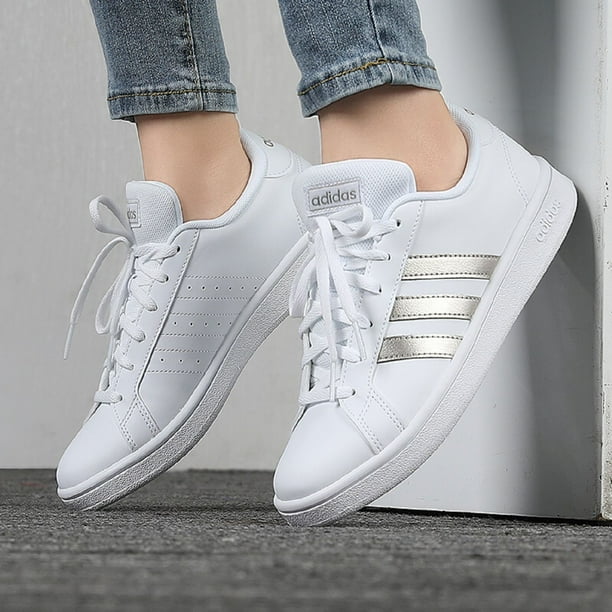 TENIS Adidas GRAND COURT BASE GOLDCASUAL DAMA Walmart en linea