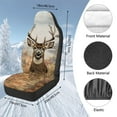 thumbnail image 7 of Uorisanigo Front Car Seat Protective Covers, 2-Pack Comfort and Protection Deer Camo Hunting Seat Covers Easy Installation Seats Cushion for Most Cars, Auto Interior Accessories, 7 of 7