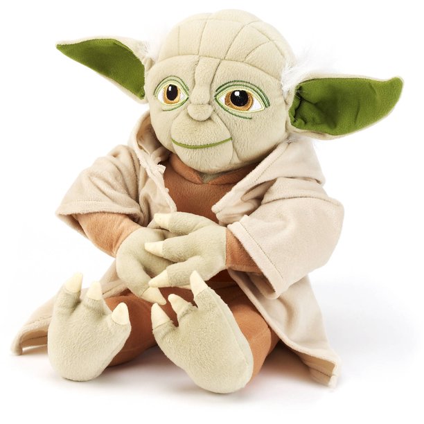 Star Wars Yoda Shaped 15in Cuddle Pillow Pal