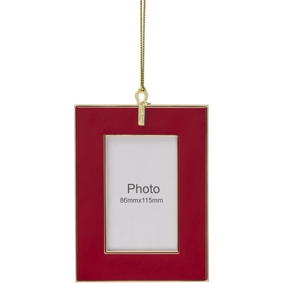 BE JOLLY RED 2x3 mini frame ornament by kate spade new york - 2x3