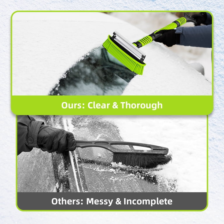 Extendable Ice Scraper and Snow Brush, 43 Inches photo 2