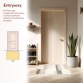 thumbnail image 3 of ODIKA 5'x7' Machine Washable Non-Slip Area Rug, Abstract Horizon Line for Modern Interior High Traffic Rug, Gray, 121978, 3 of 7