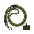 thumbnail image 2 of Phone Tether Phone Lanyard Holder Strap Phone Accessories Strong Detachable Hook Green White, 2 of 9