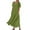 Green, variant on LOVZFMLL Summer Dresses for Women 2025 Casual Boho Maxi Sundress Swing Flowy Dress With Pockets Beach Vacation Clothes for Women Gray 3XL