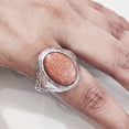 thumbnail image 4 of Natural Sunstone Mens Ring, Fire Sunstone Ring, Sunstone Ring, Silver Jewelry, 925 Silver Ring, Gift, Heavy Mens Ring, Arabic Designer, Ottoman Style Ring, Christmas, Turkey Mens Signet Ring, 4 of 7