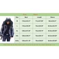 thumbnail image 4 of Men Casual Sportswear Coat Men'S Wool Blend Coat Retro Street Plus Velvet Thick Hooded Collar Zipper Straight Leather Jacket Windbreaker For Outdoor, 4 of 9