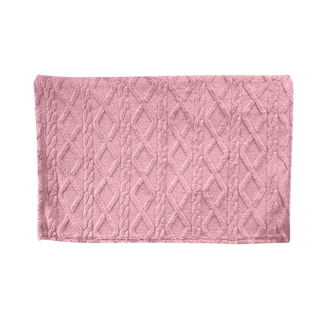 Fesfesfes Reversible Flannel Taffeta Blanket Double Texture Design Conditioning Sofa Throw Nap Cover Bed Piece Nine Color Options Home Decor