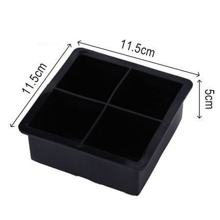 

Ice Cube Mold Large Square Ice Tray Mold Food Grade Silicone Tray Mold Big Cubitera DIY Ice Mar Ice Cube Tray Kitchen Gadgets