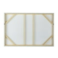 thumbnail image 3 of A&B Home Abstract Ocean Waves Framed Gesso Canvas - 32.5"W x 48"H x 2"L - Blue/White, 3 of 7