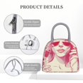 thumbnail image 4 of Balery Ace Of Diamonds Lady Bolsa de Almuerzo para Mujeres, Caja de Almuerzo, Bolsa de Almuerzo Pequeña Impermeable, Tote de Almuerzo Reutilizable con Gran Capacidad, 4 of 6