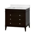 thumbnail image 3 of Eleanor 36" Bathroom Vanity with Chocolate Cabinet and Quartz Top, 3 of 6