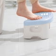 thumbnail image 2 of RKZDSR Folding Toilet Stool, Squatting Poop Stool, Bathroom Potty Step Stool, Toilet Assistance Steps, Step Stool, Fits All Toilets, Detachable ＆ Stackable, 2 of 8