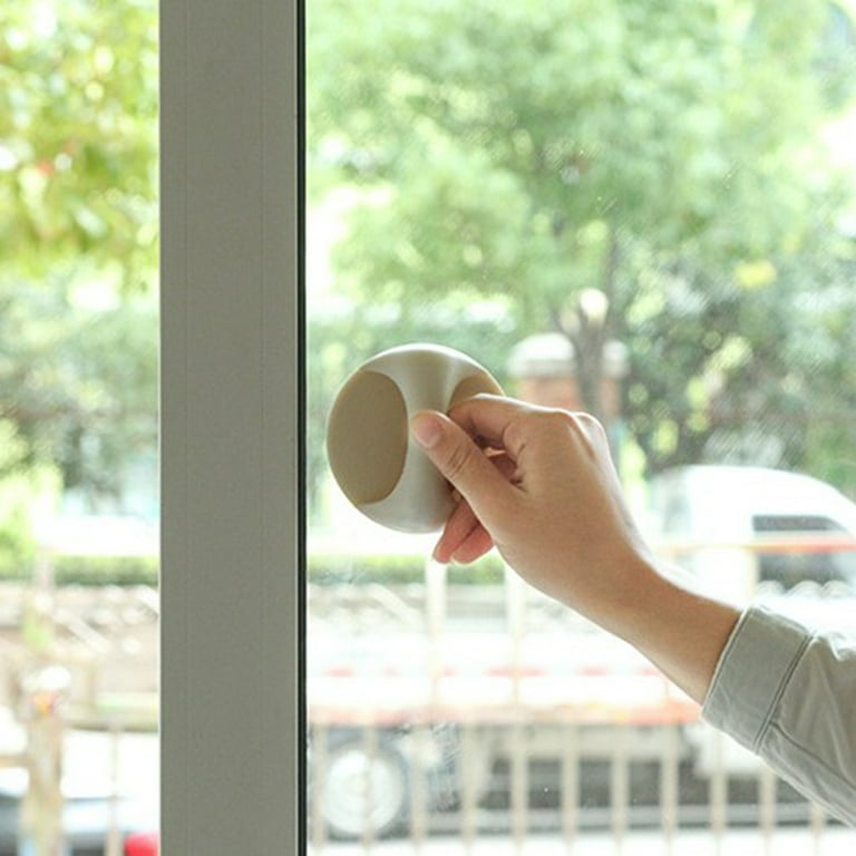 2pcs Round Safety Handle Glass Door Wardrobe Cupboard Drawer