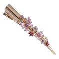 thumbnail image 1 of Pinza para el cabello delicada con diseño de flores vintage, pasadores de aleación, pinza grande de pico de pato, 1 of 7
