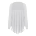 thumbnail image 3 of Aislor Girls Dance Drapey Tunic Tank Pullover Celebration of Spirit Capes Dancewear Chiffon Shawls Shrugs White 10, 3 of 7