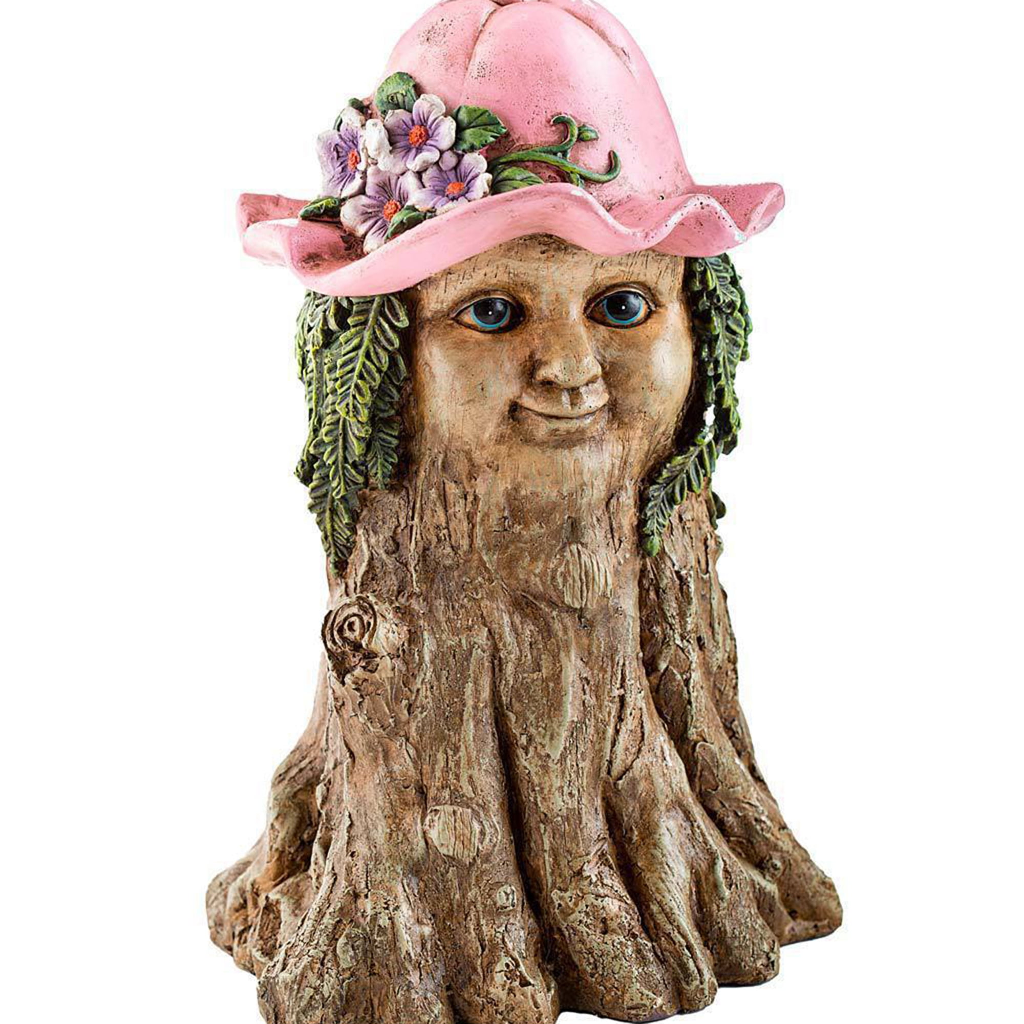 Tree Stump Garden Sculpture Garden Gardening Tree Stump Family Resin
