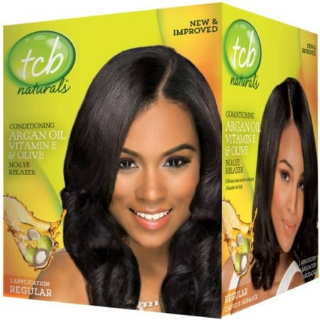 TCB Naturals Regular Conditioning No-Lye Hair Relaxer (Best Relaxer For Mixed Race Hair)
