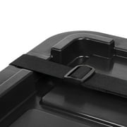 IRIS 27 Gal/108 Qt Large All-Weather Heavy-Duty Stackable Storage Plastic Bin Tote Container with Quick Snap Lid, 4Pk