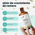 thumbnail image 3 of Artnaturals Organic Rosemary and Castor Hair Oil Set with Massager, 4 oz, with Coconut and Olive Oil for Dry Damaged Hair and Split Ends, 3 of 7